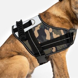 Silver Paw heavy duty harness adjustable durable and reflective big dogs 2XL
